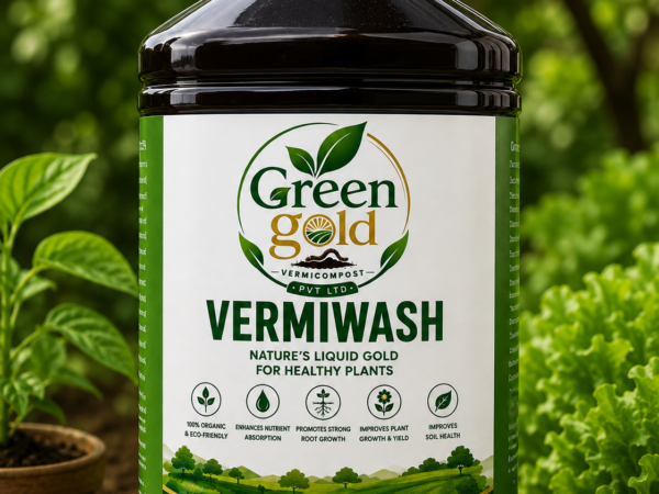 Green Gold Vermiwash 5 Litres – Professional Organic Liquid Fertilizer for Farms & Nurseries